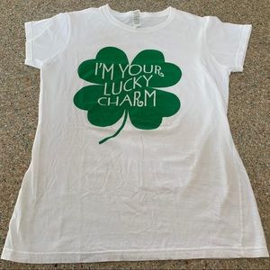 Gildan I’m Your Lucky Charm Logo Short Sleeve T…